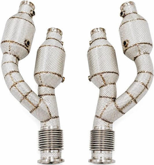 Lamborghini Revuelto – Downpipes with Heat Shield