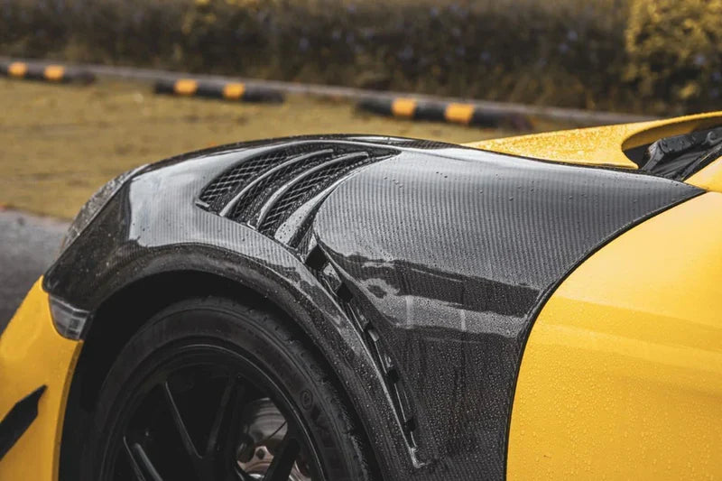 Porsche 718 Boxster / Cayman - Carbon Fiber Vented Fenders