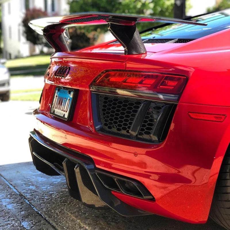 Audi R8 Gen 2 - Aggressive Carbon Fiber Rear Diffuser
