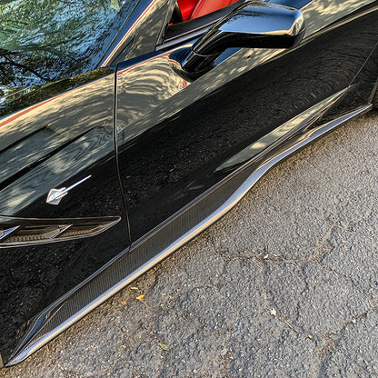 Corvette C7 Z06 - Carbon Fiber Side Skirts