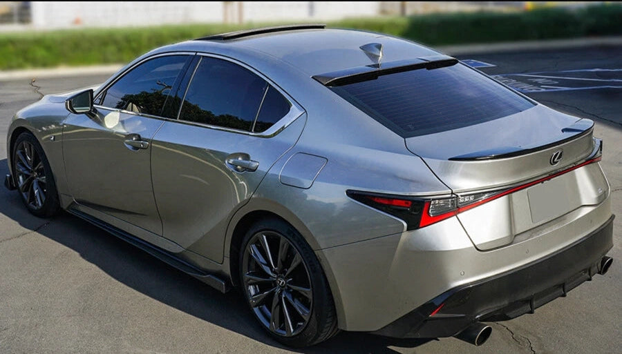 Lexus IS300 / IS350 / IS500 (2021–2025) – Carbon Fiber Rear Window Roof Spoiler