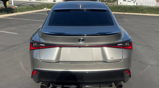 Lexus IS300 / IS350 / IS500 (2021–2025) – Carbon Fiber Rear Window Roof Spoiler