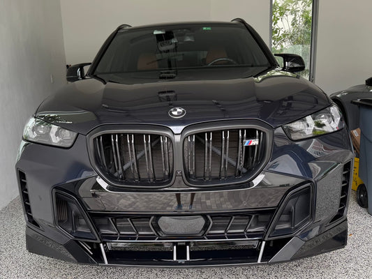 BMW X5 G05 LCI (2024–2026) - V Style Front Bumper Lip Lower Splitter Spoiler for M Sport
